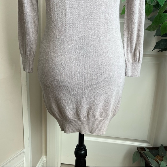 Mandee Knit Scoop Neck Sweater Gray Sz L - Picture 14 of 16